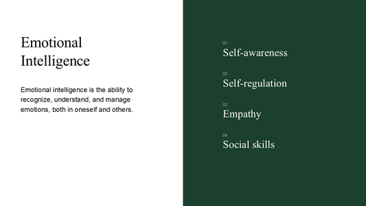 Emotional Intelligence Slide