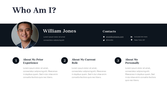 Who Am I Presentation Template
