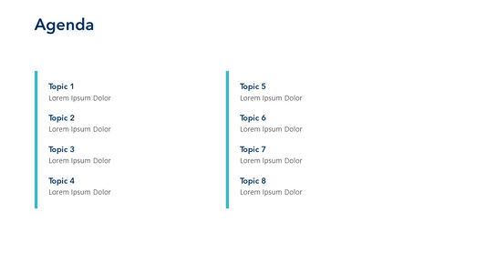 Agenda Slide Template | PPT and Google Slides
