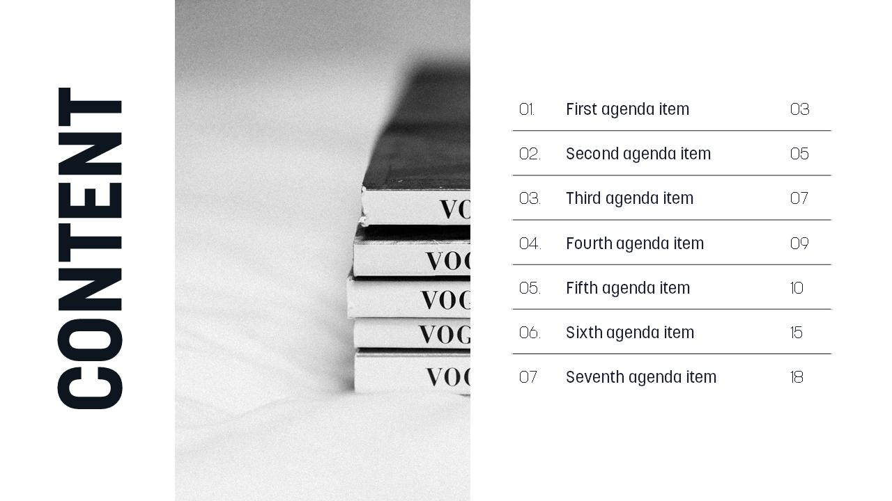 PPT Agenda Slides