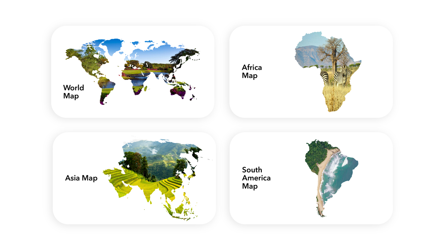 World Map PPT Slides