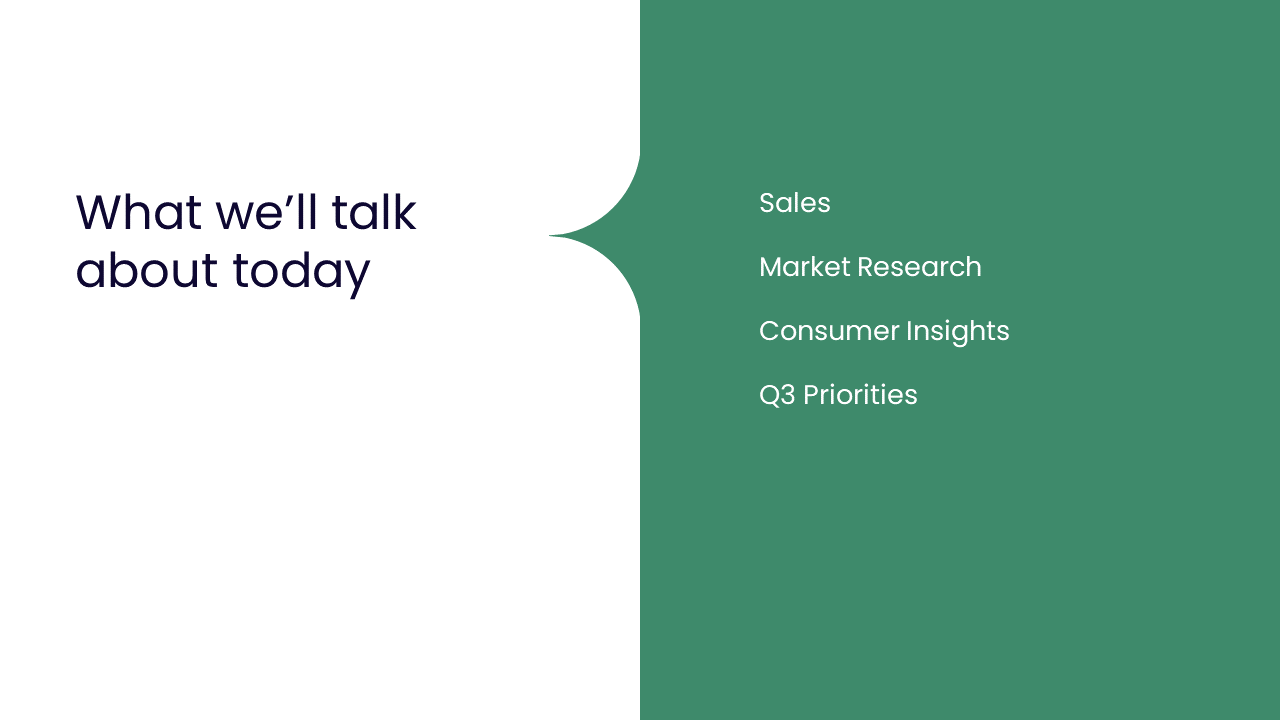 Agenda Slide PPT Template