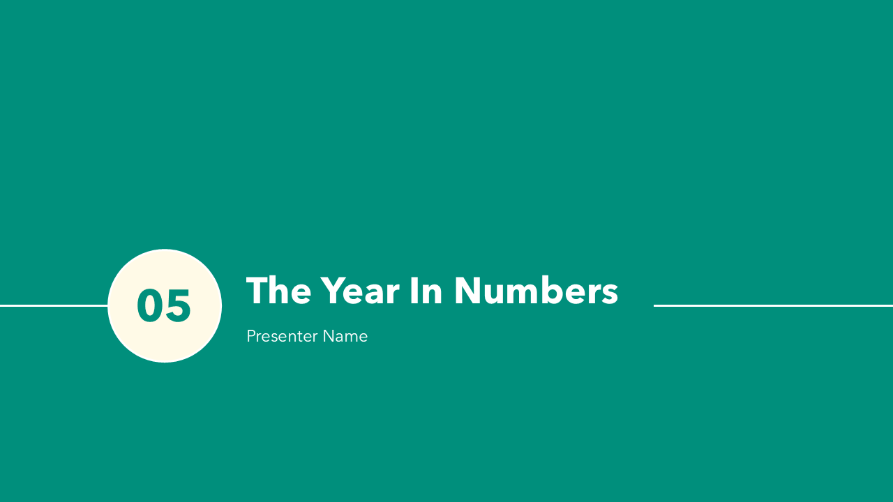 Year In Review PowerPoint Template