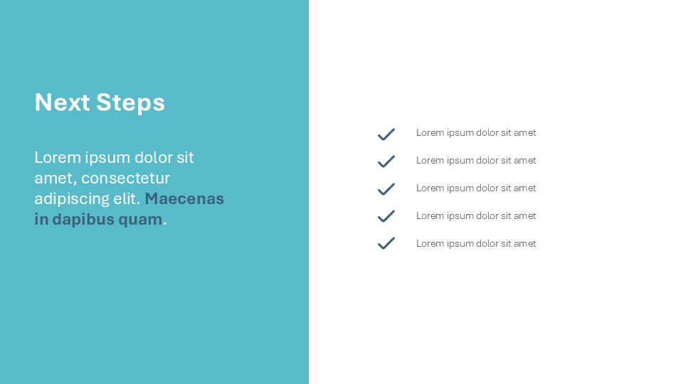 Turquoise Presentation