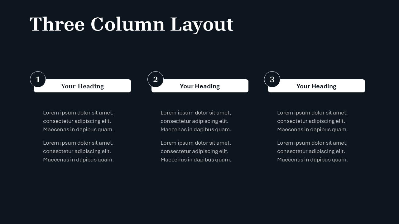 Black PPT Template
