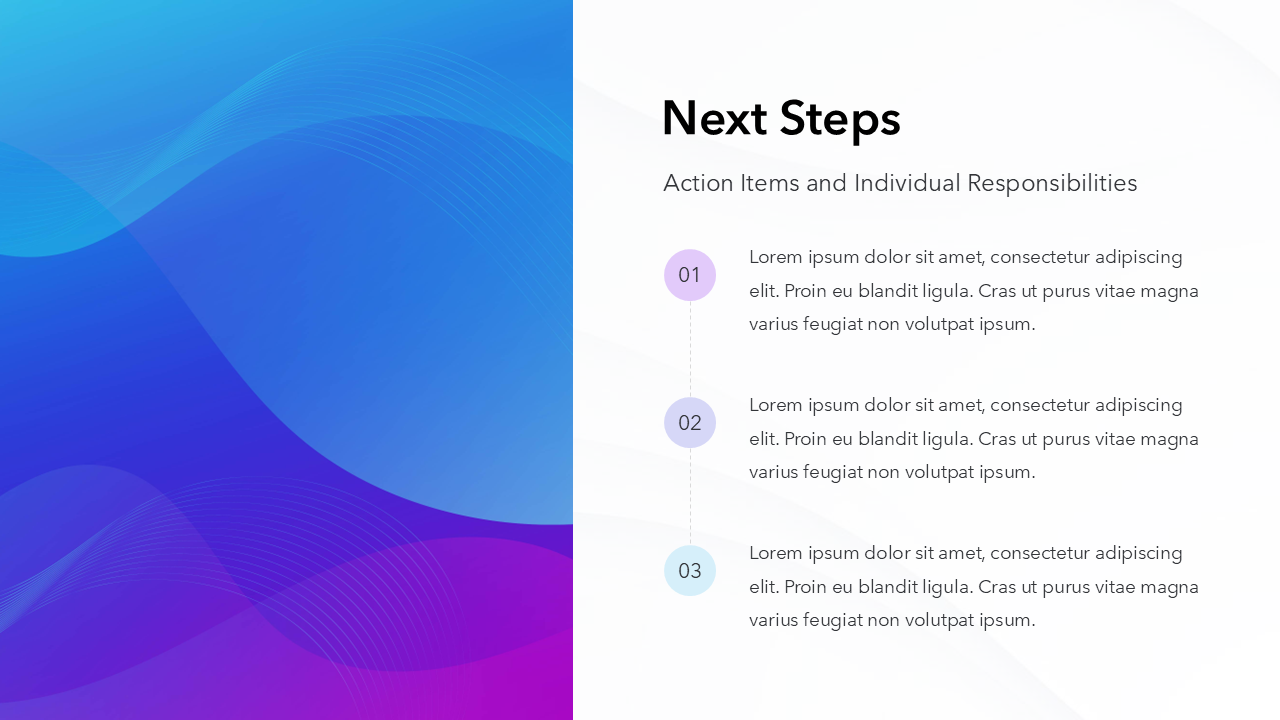 Quarterly Business Review Template - IN BLUE