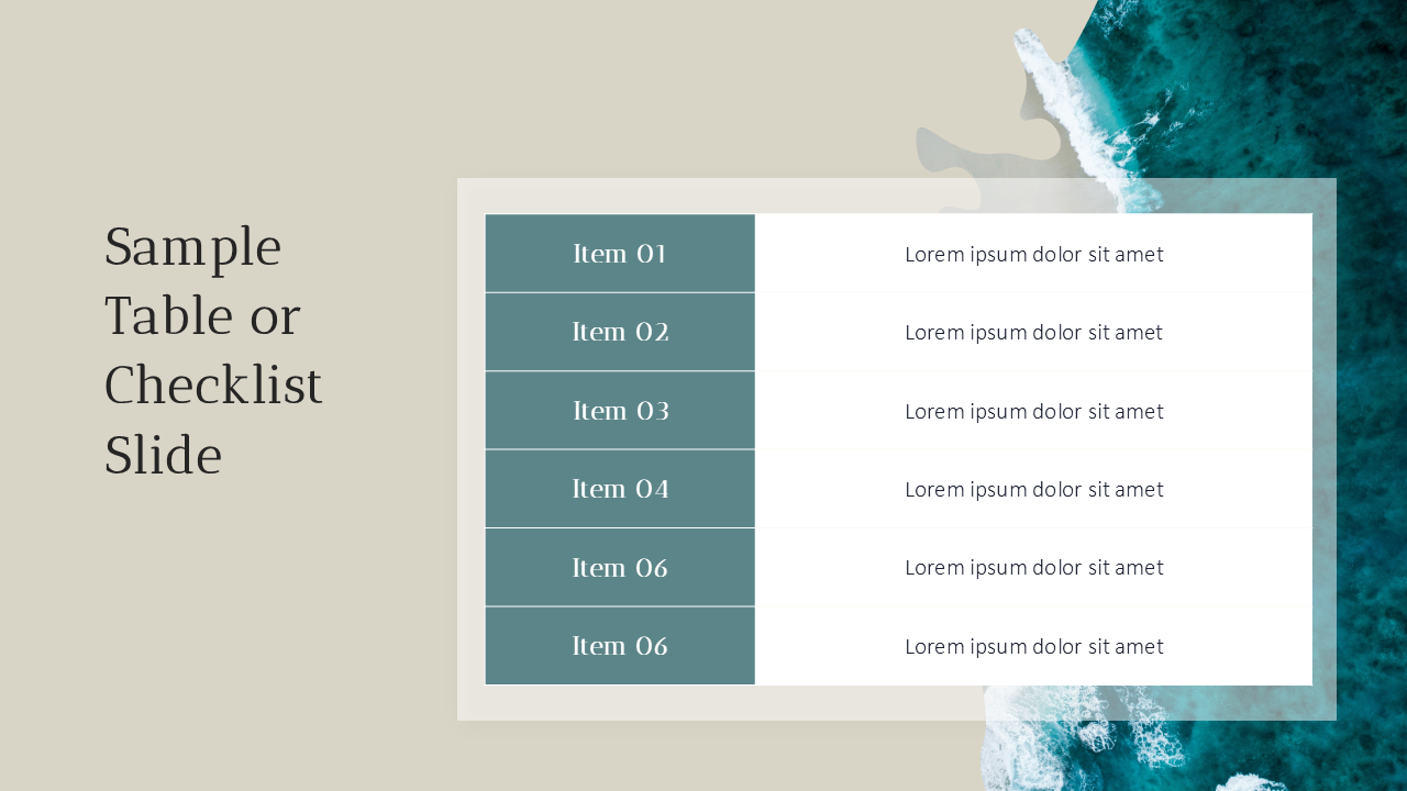 Ocean Powerpoint Template