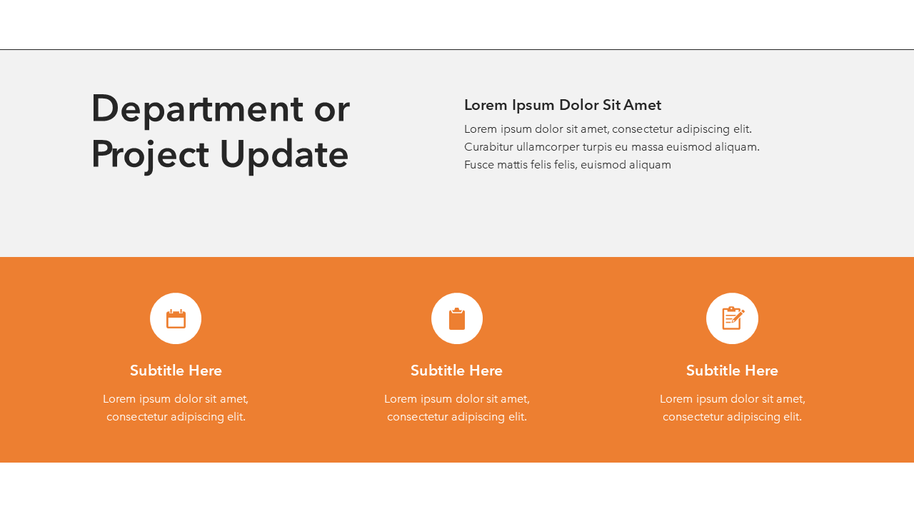 Orange and Black PPT Template