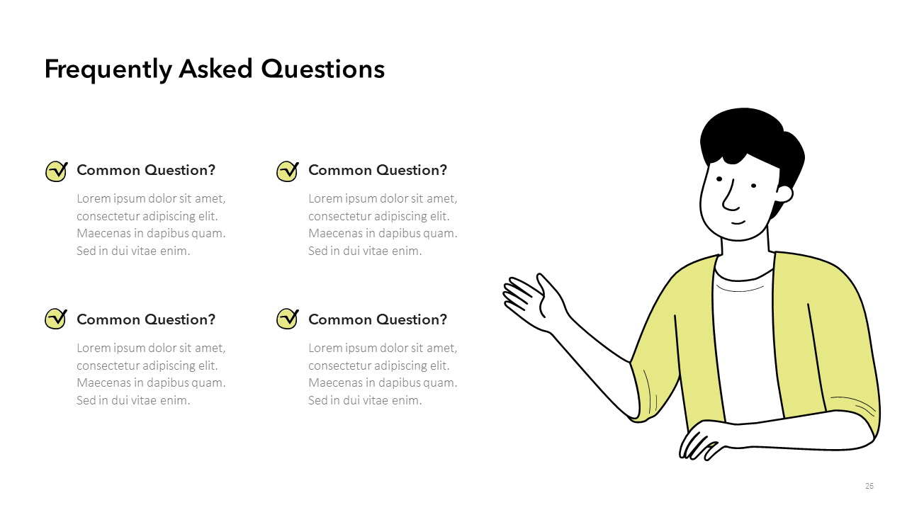 Consulting slide deck template