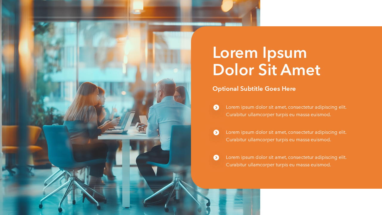Orange and Black PPT Template