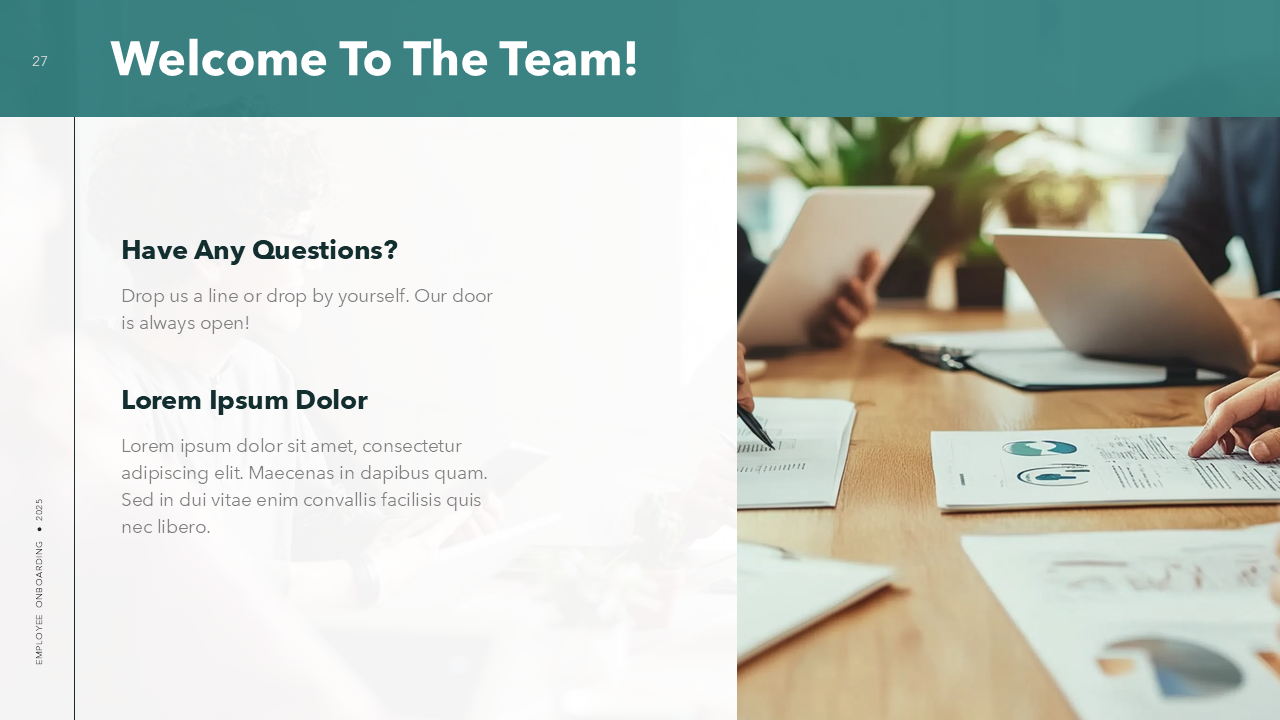 New Employee Onboarding Template