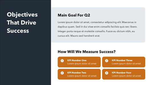 PPT Objective Slide