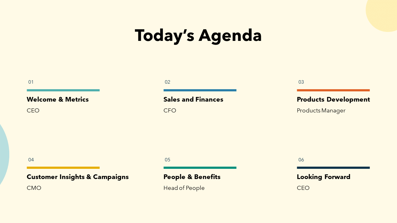 Staff Meeting Template
