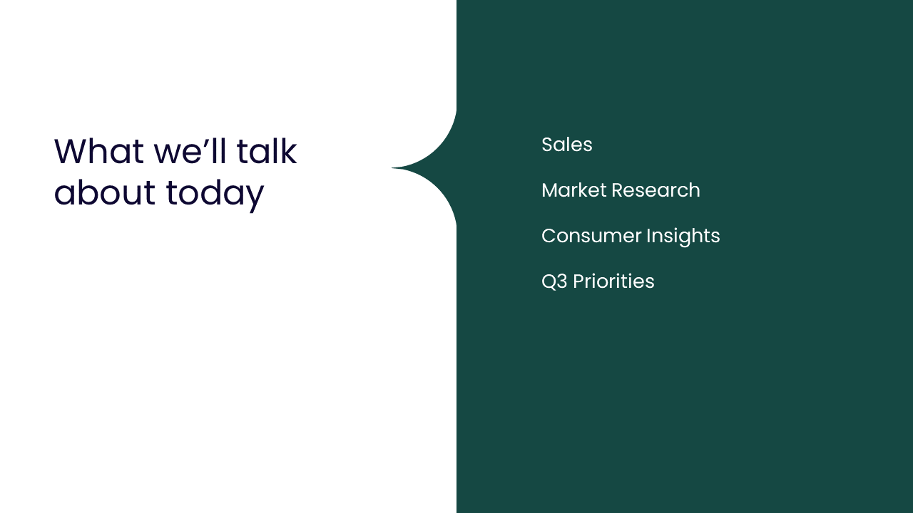 Agenda Slide PPT Template
