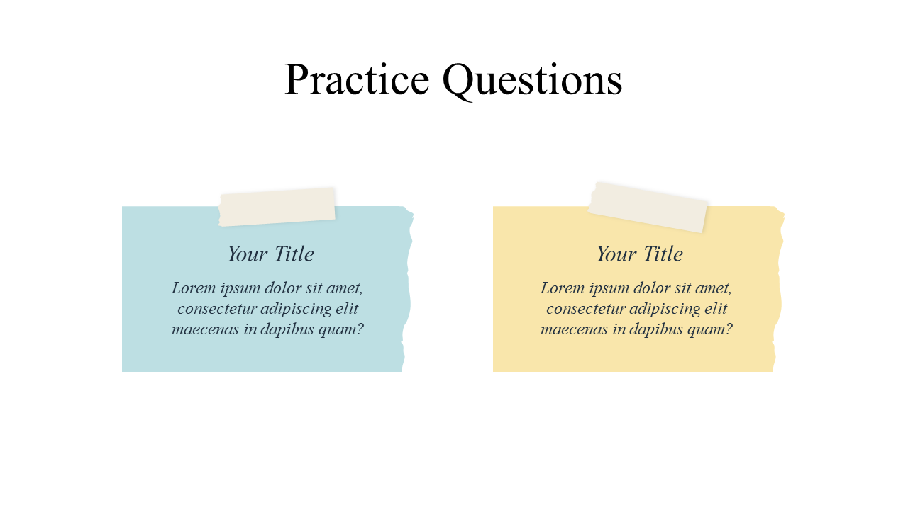 Audience Question Slide