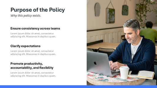 Work From Home Policy PowerPoint