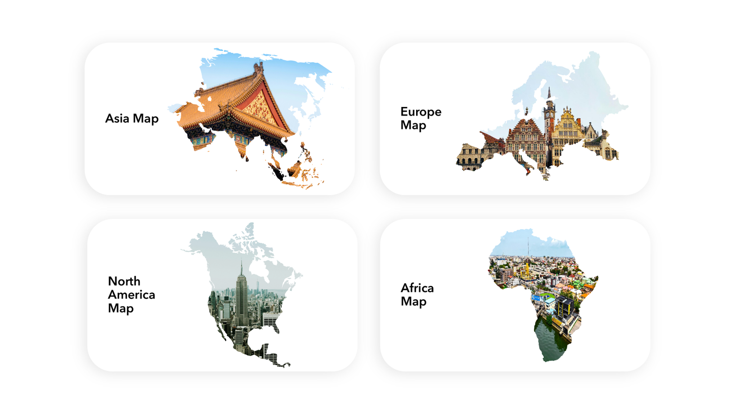 World Map PPT Slides
