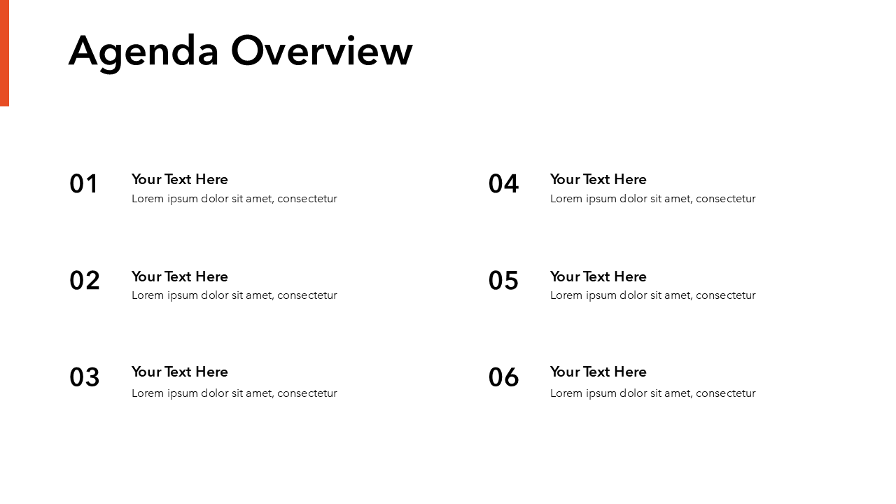 Simple Red PowerPoint Template
