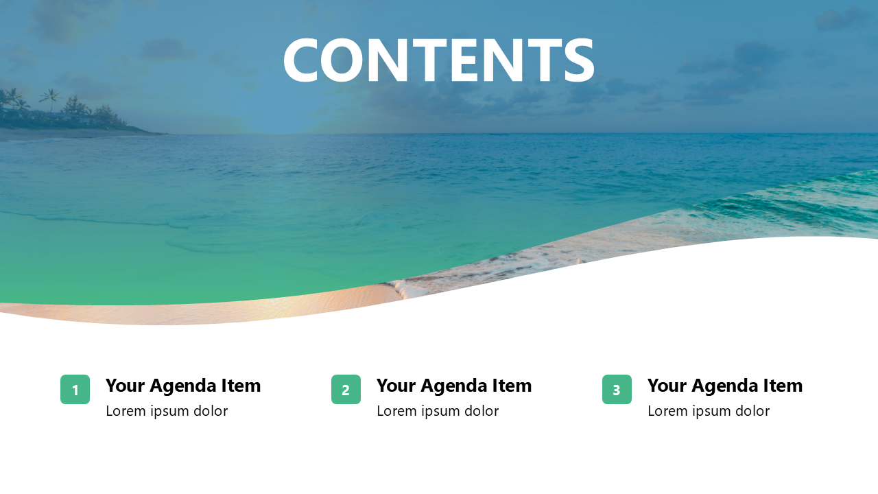 Waves PPT Theme
