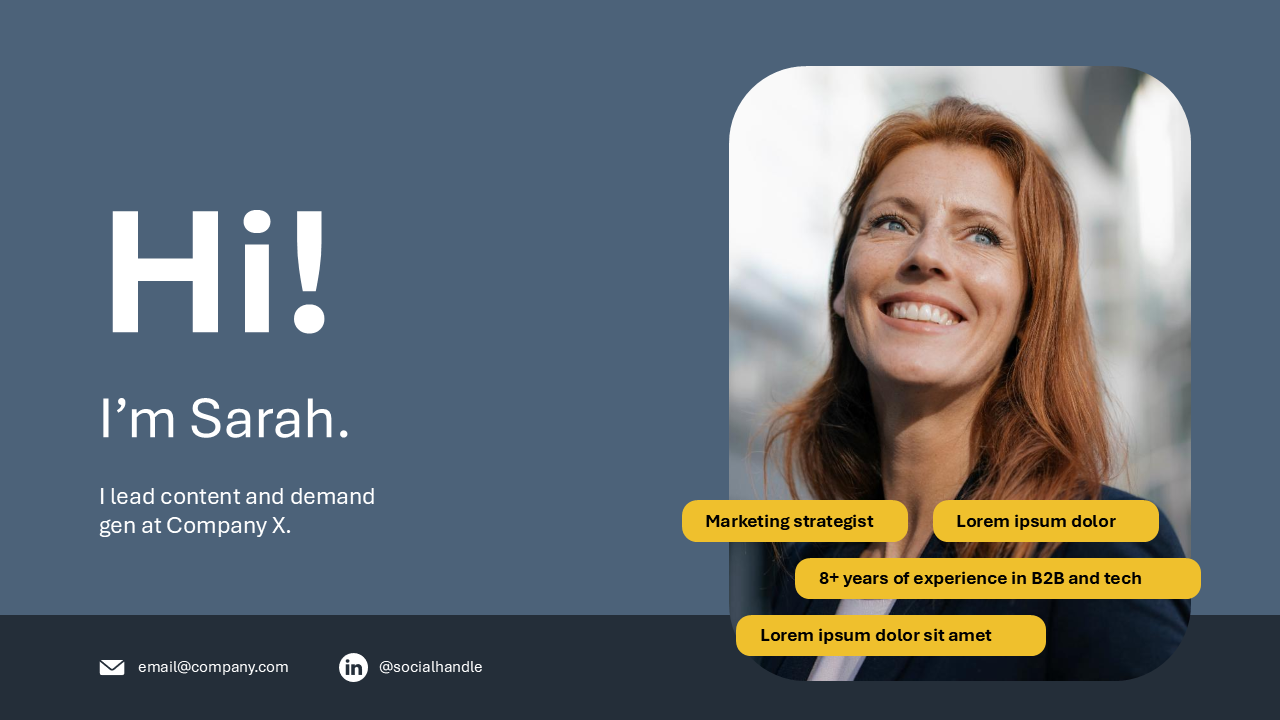 Self Introduction PowerPoint