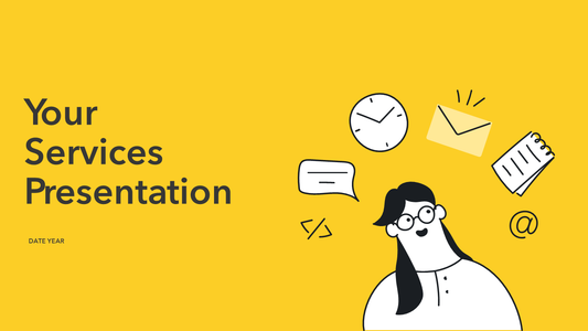 Services Presentation Cover Slide