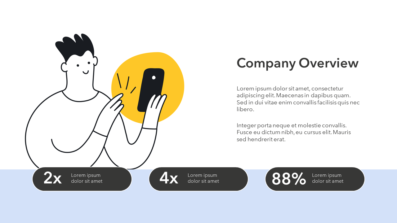 Overview slide template