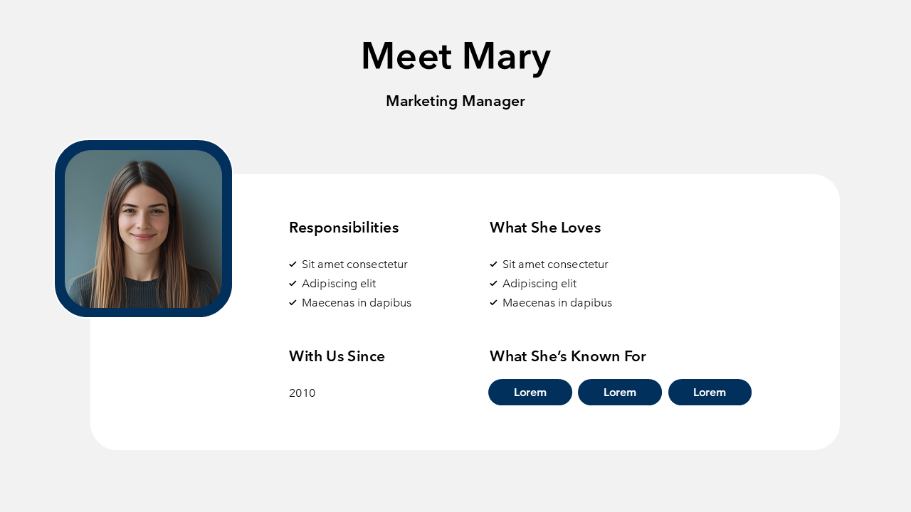 Team Introduction Slides