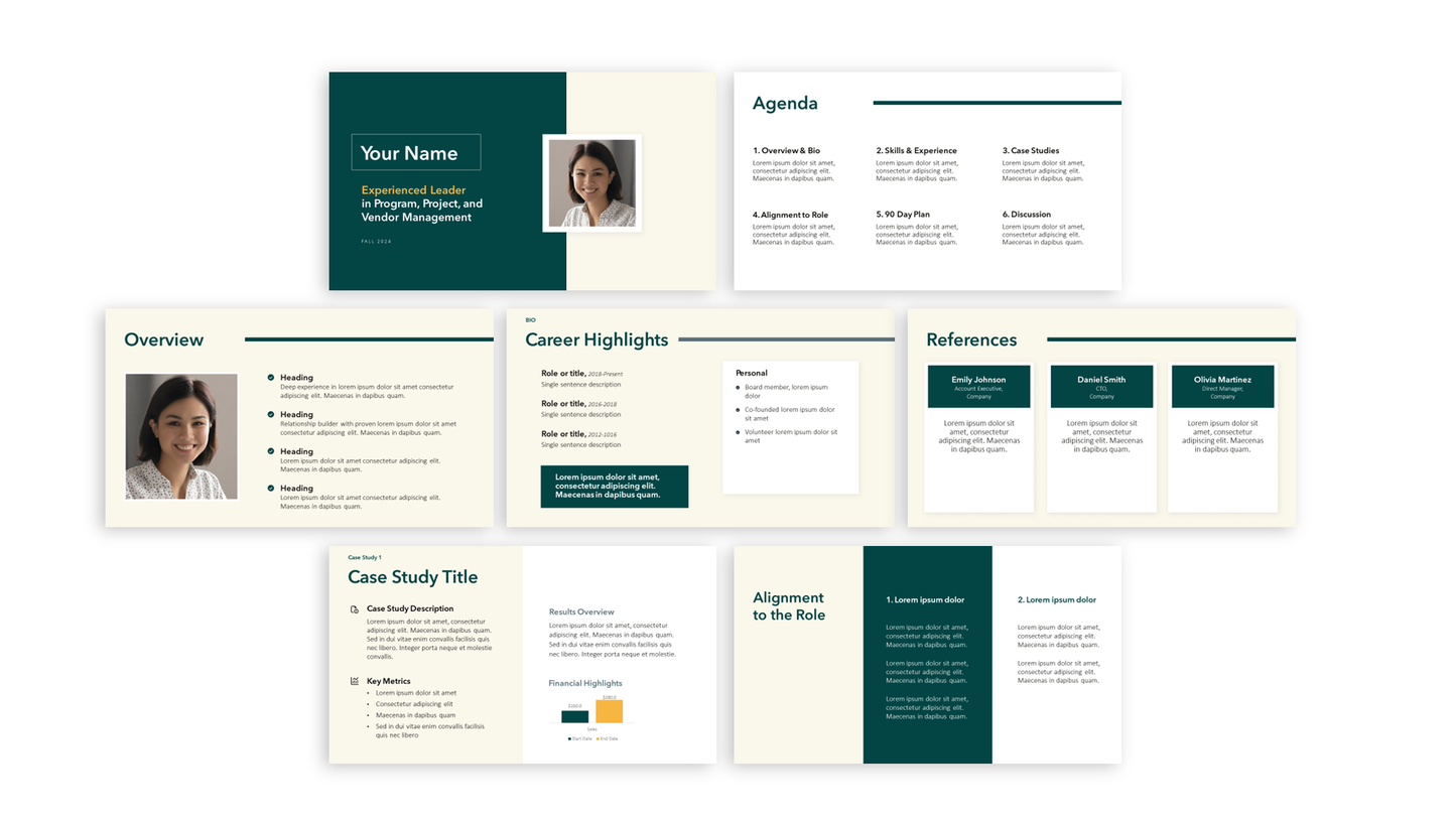 Interview and Promotion Presentation