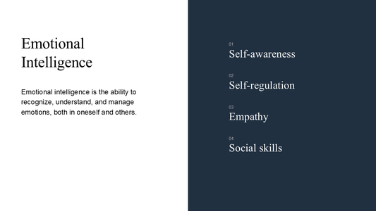 Emotional Intelligence Slide