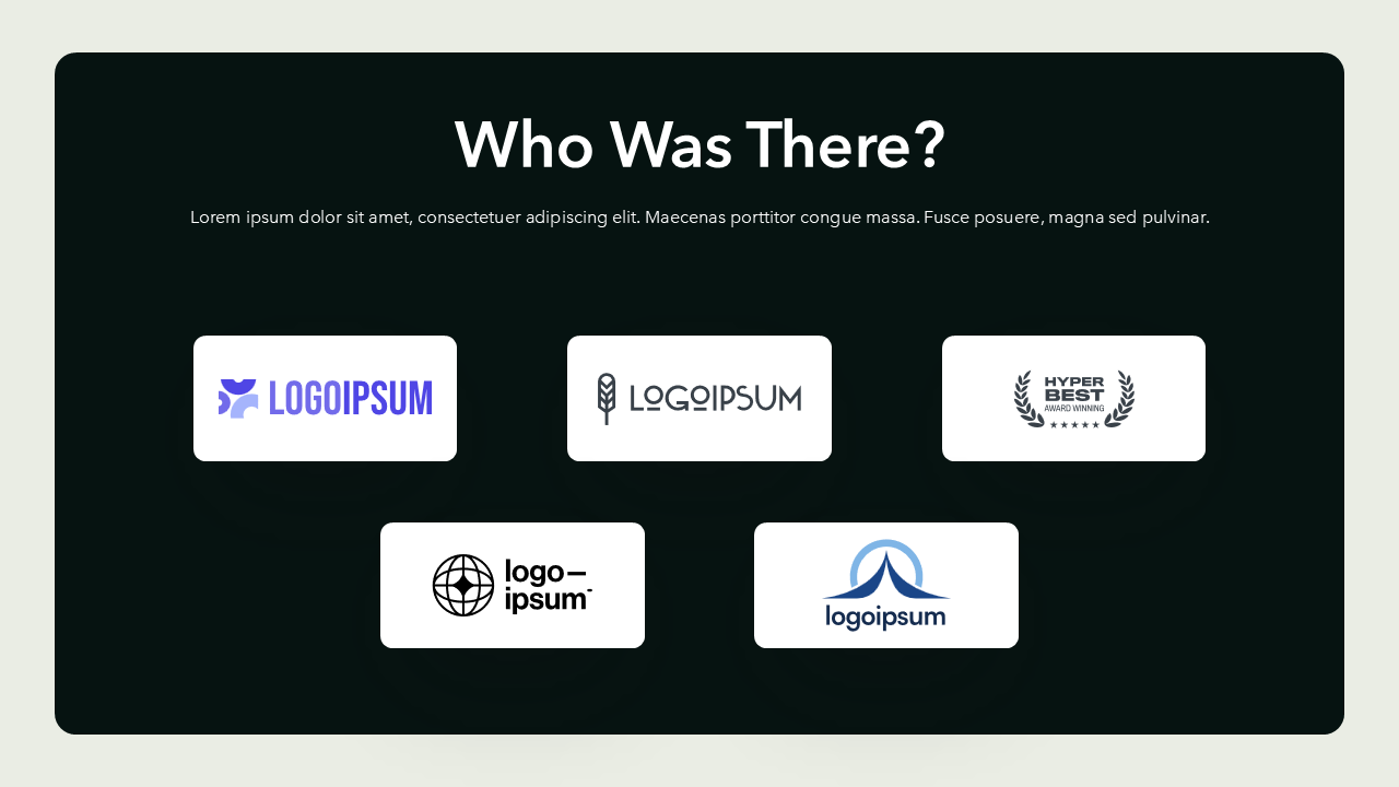 Event Recap Slides