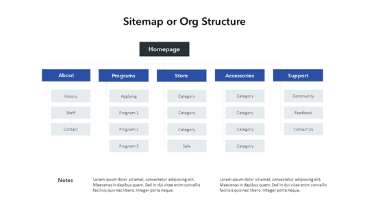 Sitemap Slide Template