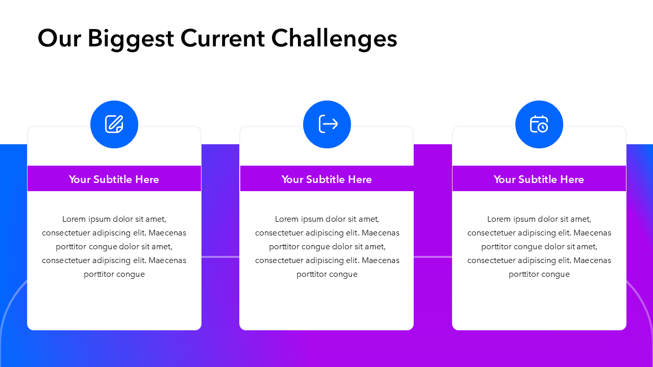 Challenges Slide