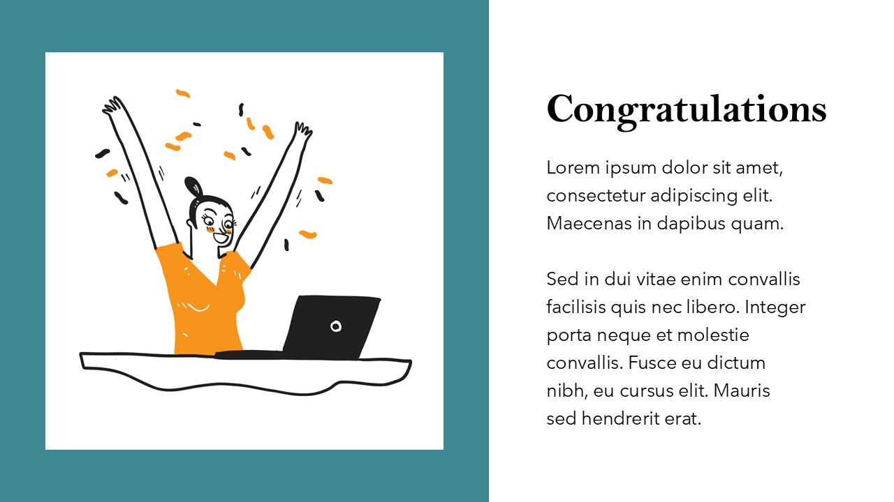 Congratulations Slide