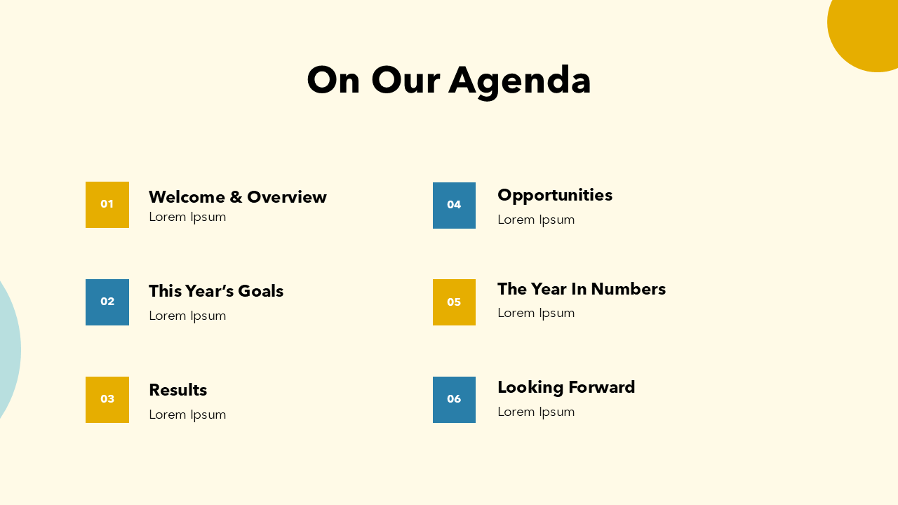 Year In Review PowerPoint Template