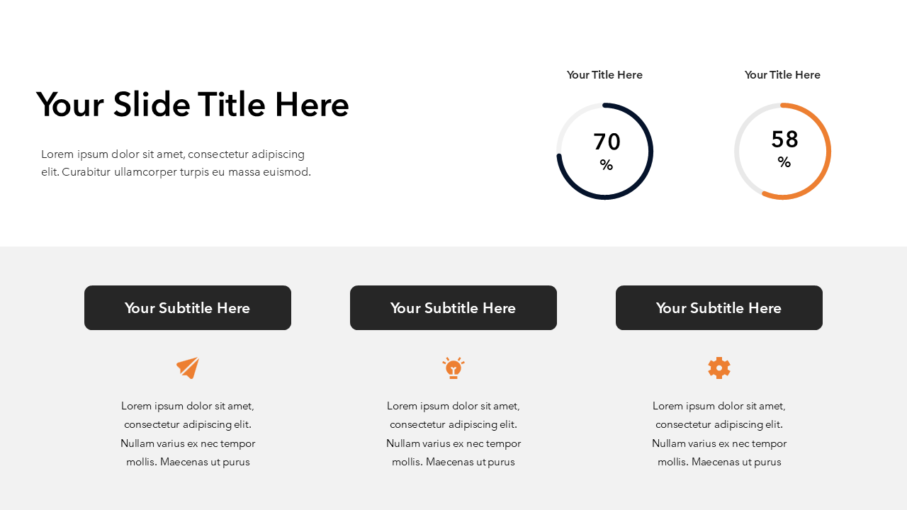 Orange and Black PPT Template
