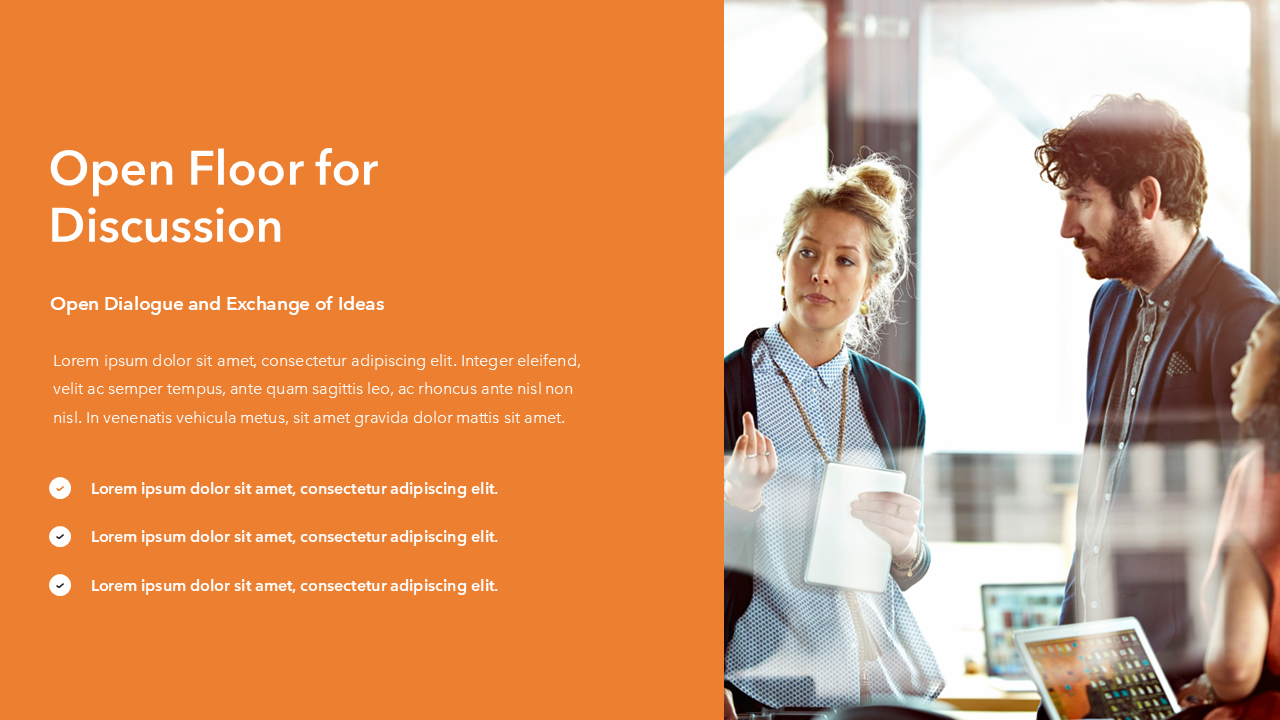 Orange and Black PPT Template
