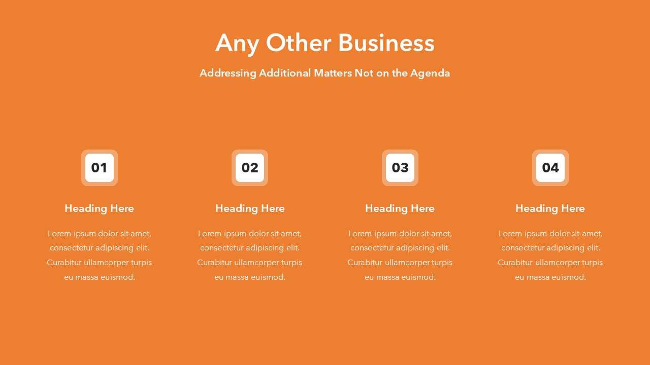 Orange and Black PPT Template