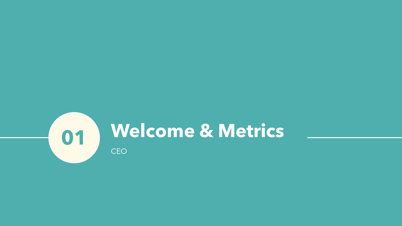 Staff Meeting Template