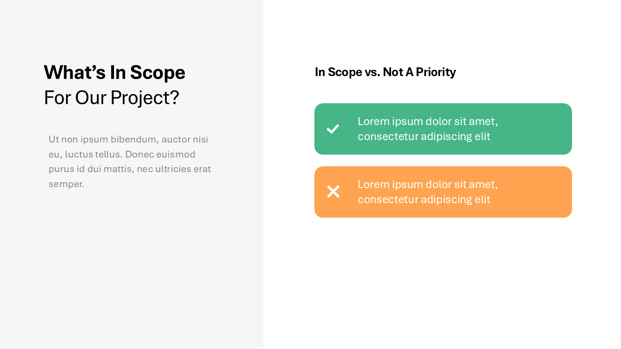 Project Scope Slide