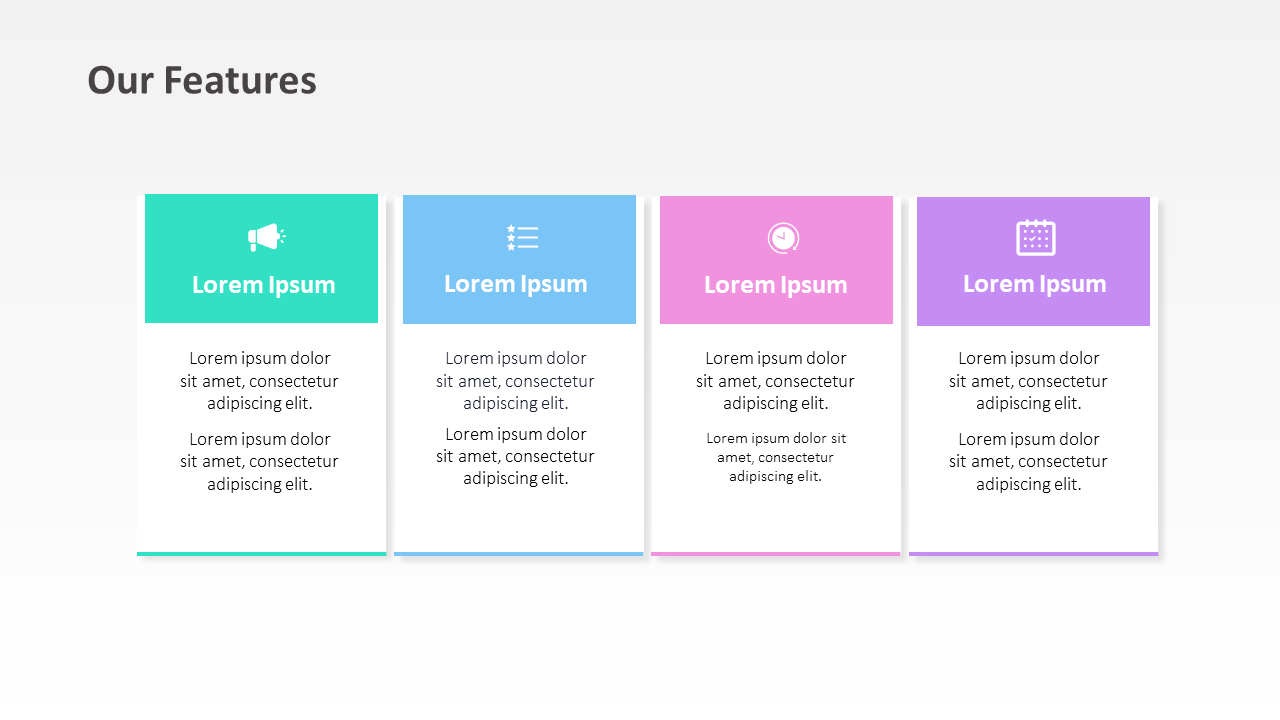 Four Columns Slide