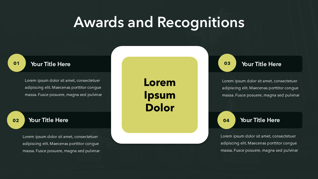 Recognition Slide
