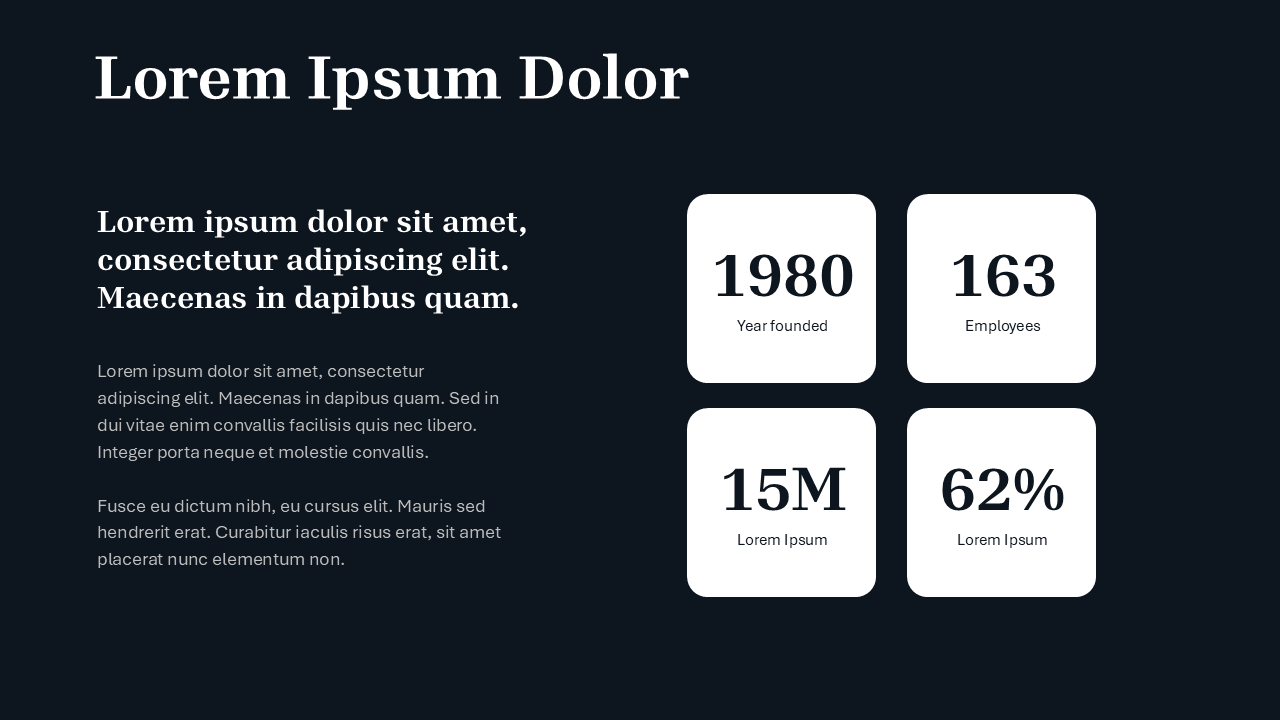 Black PPT Template