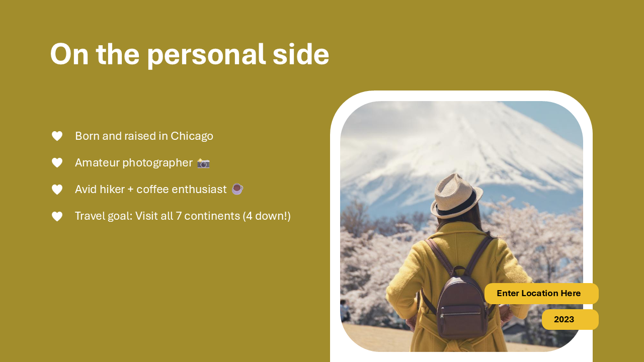Self Introduction PowerPoint
