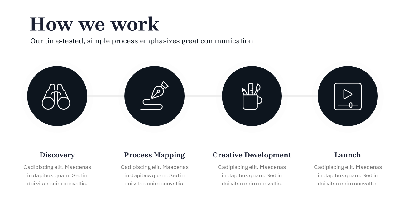 Black and White PowerPoint Template