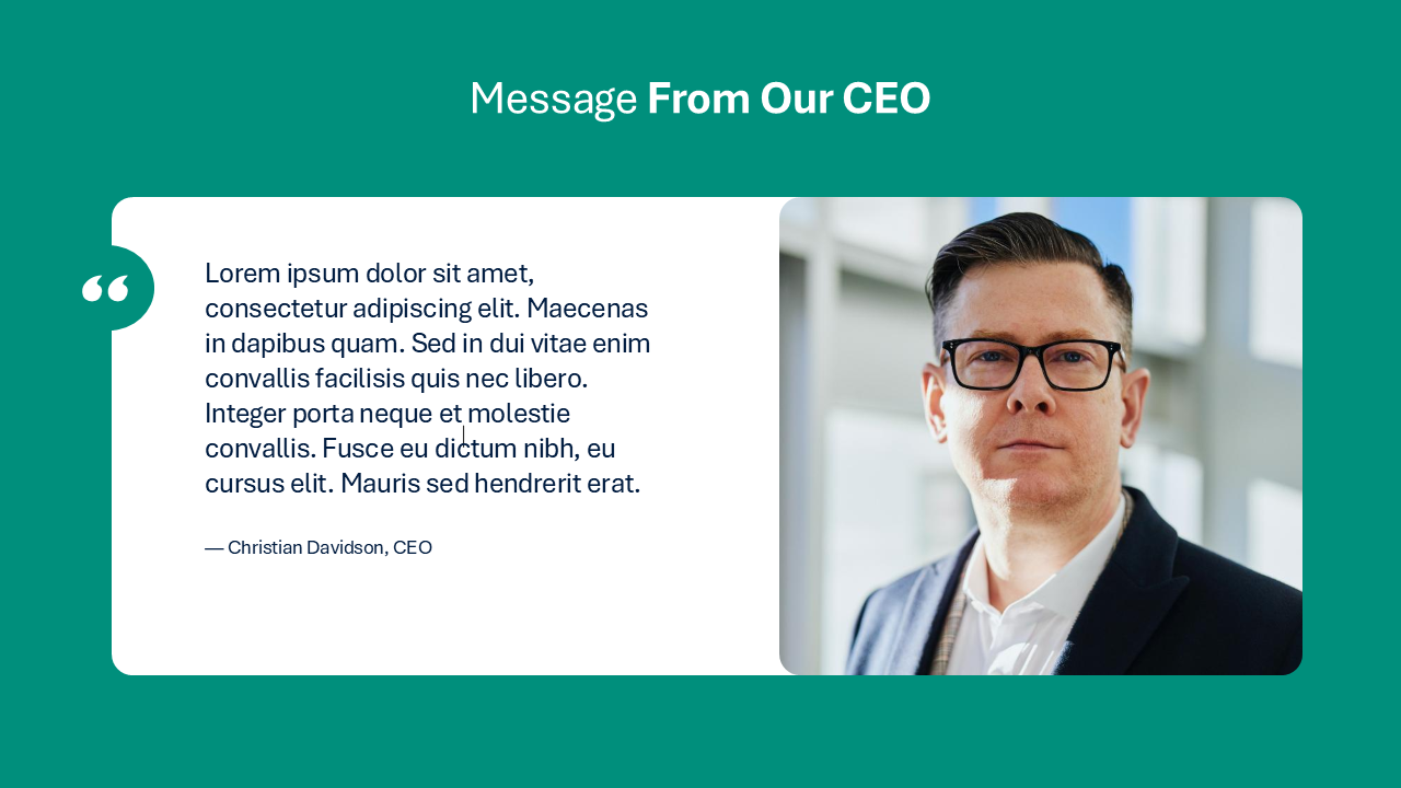 Onboarding Presentation Template