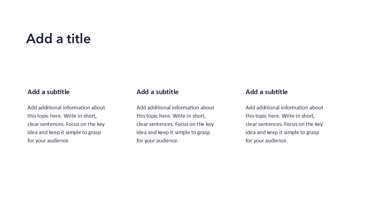 Minimalist PowerPoint Template