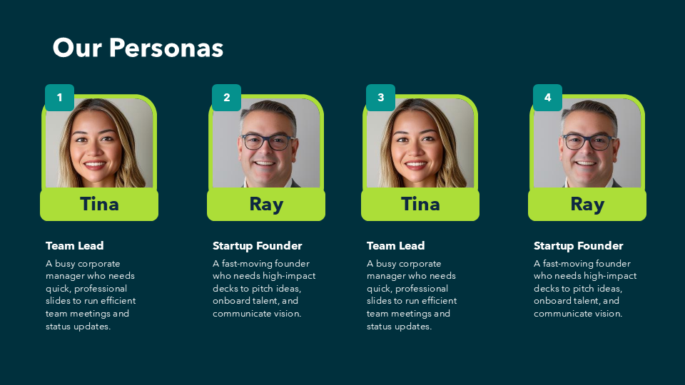 User Persona PPT