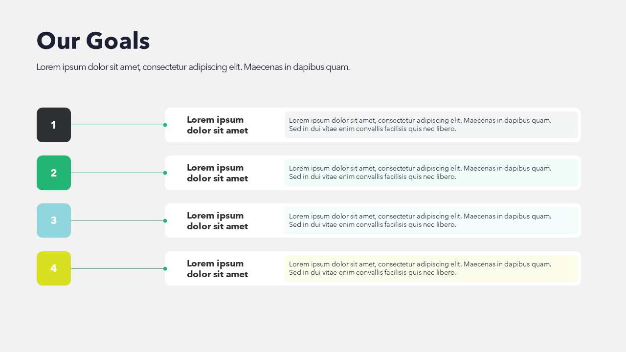 Goals and Objectives Slide
