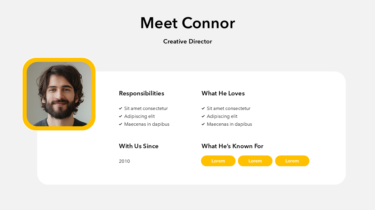 Team Introduction Slides