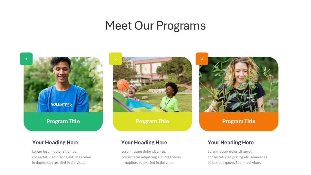 Non Profit PowerPoint Template
